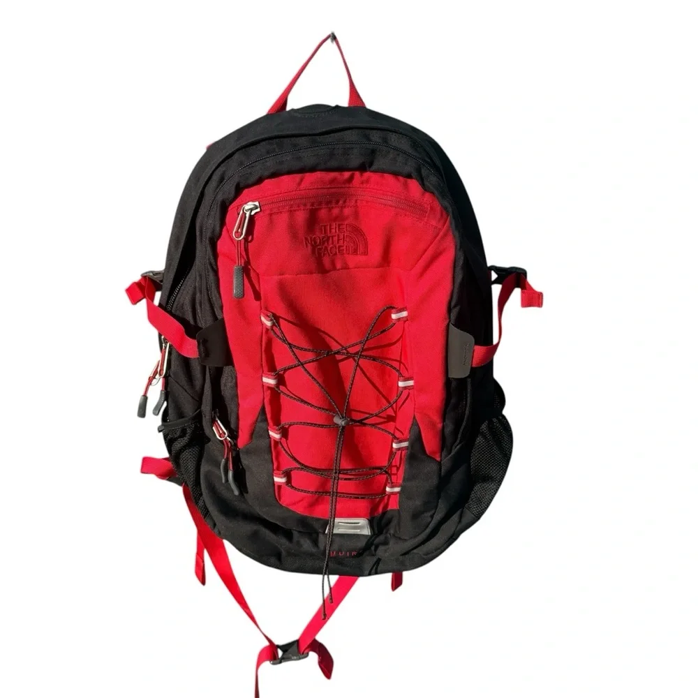The North Face Muirs Red and Black Backpack